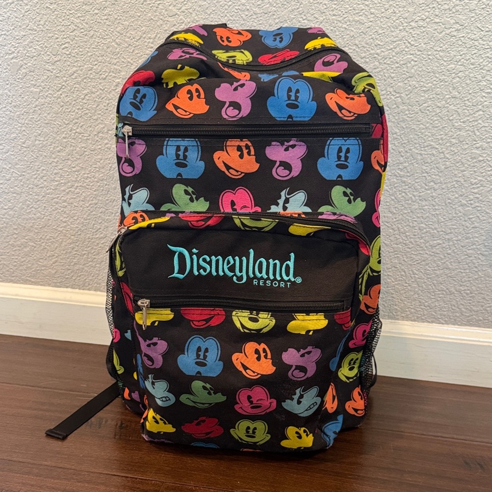 Disneyland Resort Colorful Mickey Mouse Kids Backpack